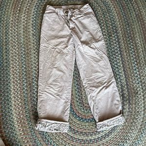 Natural reflections flannel lines khakis